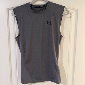 Under Armour Gray Sleeveless Top Large